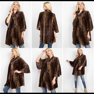 SALE! NWT Beautiful Leopard Light Coat.